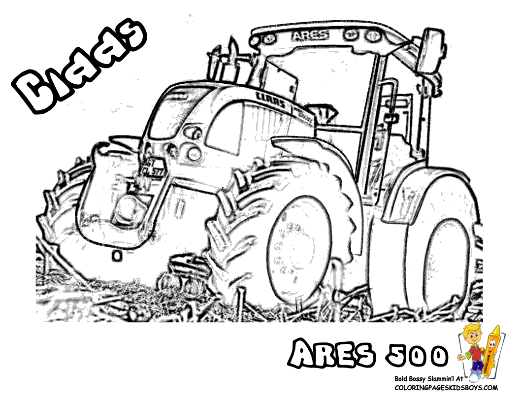 Fendt Tractor Coloring Pages