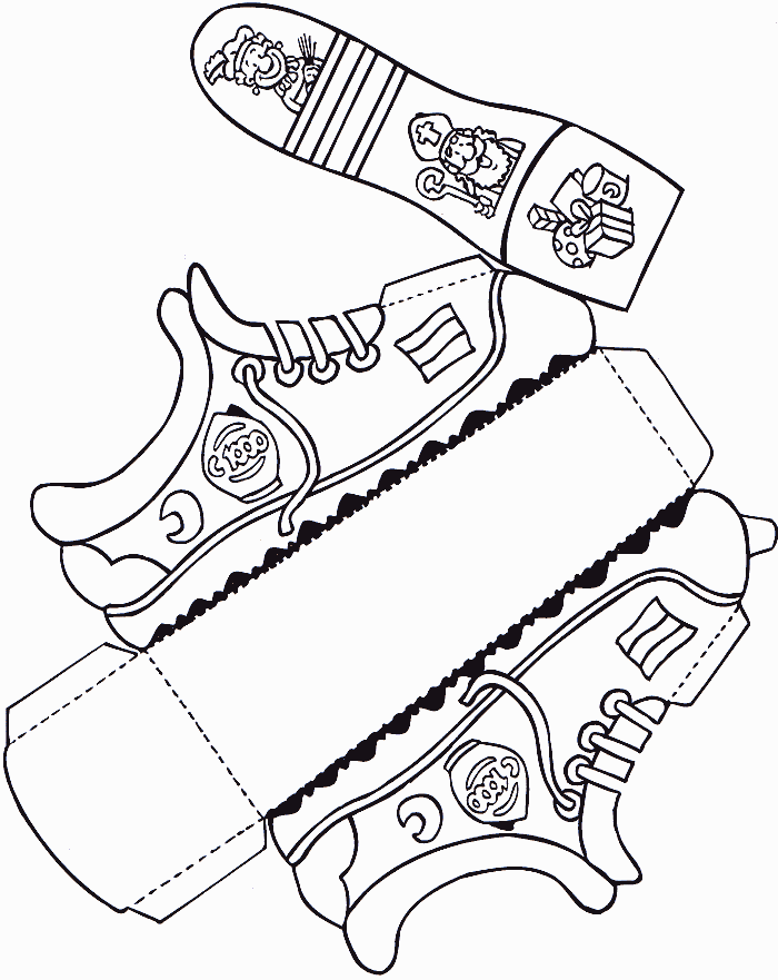 Knutselwerkje Schoentje Zetten Van Knutselidee Nl Schoenknutselen Knutselen Sinterkla