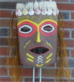 Lesidee Afrikaanse Maskers Maken Knutselen Maskers Knutselen Carnaval Afrikaanse Kuns