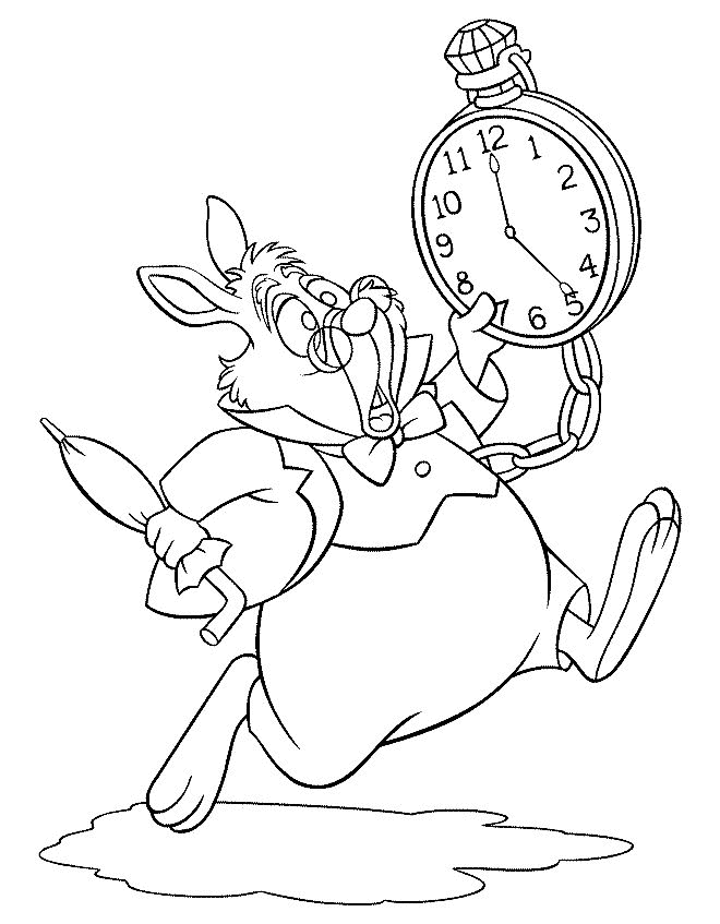 Alice In Wonderland Coloring Pages Coloringpages1001 Com Disney Coloring Pages Alice