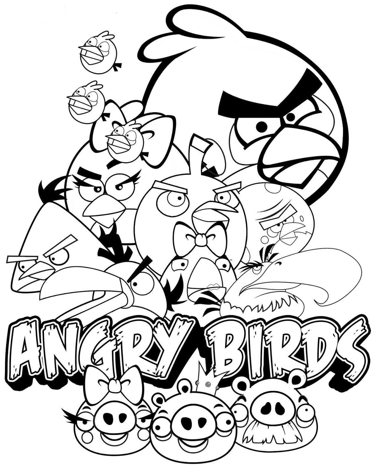 Angry Birds Kleurplaten Poster Bird Coloring Pages Coloring Pages Coloring Pages For
