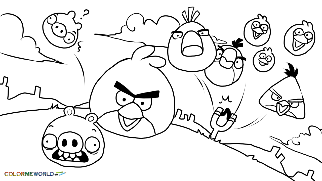 Angry Birds Coloring Pages Pdf Bird Coloring Pages Valentines Day Coloring Page Color