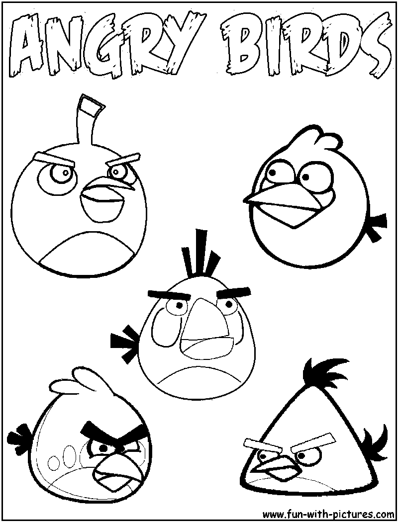 Angrybirds Coloring Page Angry Birds Bird Coloring Pages Angry Bird Pictures Coloring