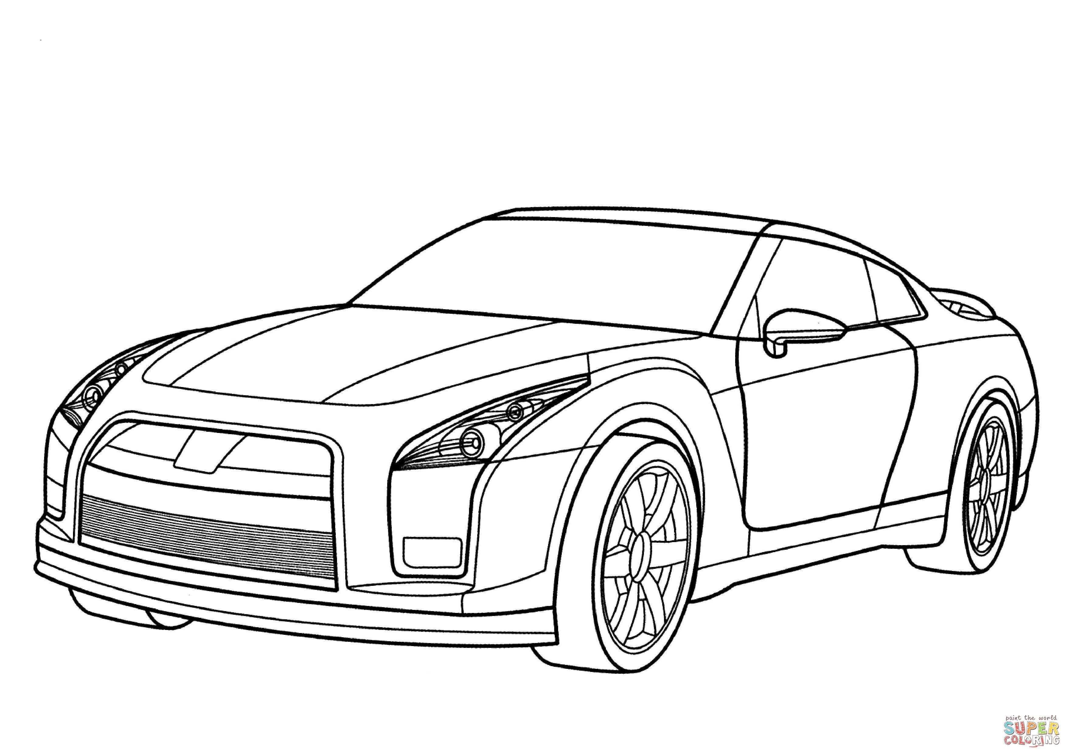 Nissan Gtr Kleurplaat Gratis Kleurplaten Printen Cars Coloring Pages Nissan Gtr Car C