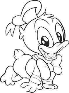 Afbeeldingsresultaat Voor Donald Duck Baby Kleurplaten Cartoon Coloring Pages Cartoon