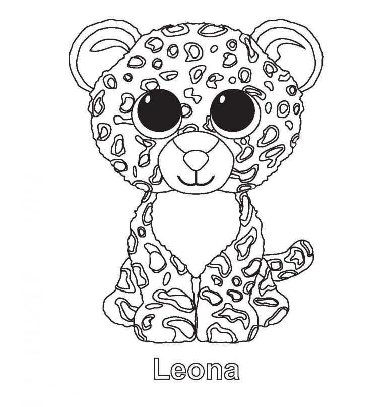 Beanie Boo Coloring Pages Ty Beanie Boo Coloring Pages Download And Print For Free 2 87706 Kinderen Kerstmis Knutselen Kleurplaten Beanie Boo