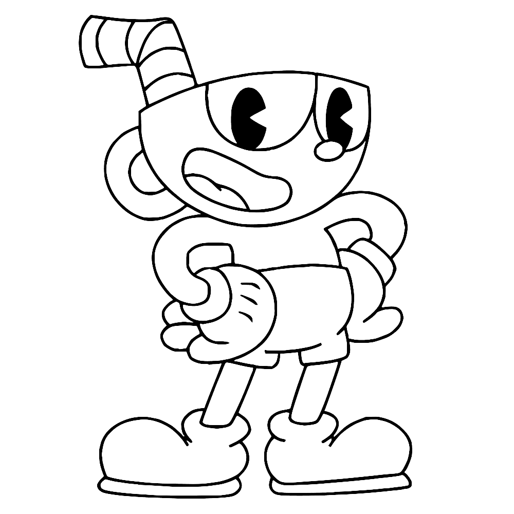 Leuk Voor Kids Kleurplaat Cuphead Coloring Pages Fnaf Coloring Pages Valentines Day D