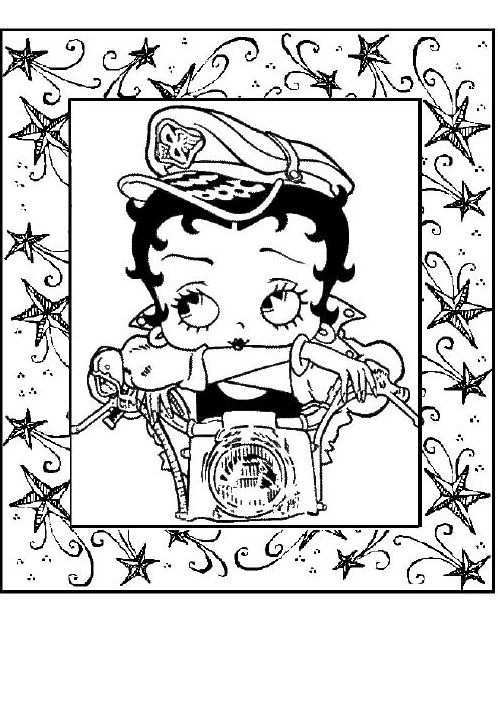 Betty Boop Coloring Book Betty Boop Coloring Pictures Coloring Pages