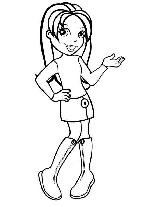 Polly Pocket Coloring Pictures Online Pocket Coloring Book Kids Printable Coloring Pa