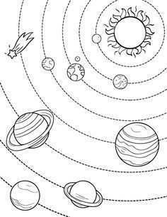 Printable Solar System Coloring Page Free Pdf Download At Http Coloringcafe Com Color