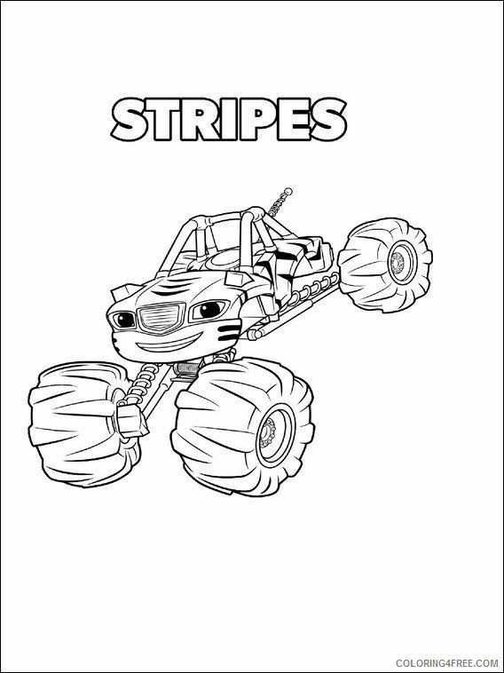 Blaze Monster Truck Coloring Pages Blaze And The Monster Machines Coloring Pages Prin