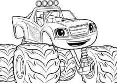 Image Result For Blaze And The Monster Machines Coloring Pages Blaze The Monster Mach