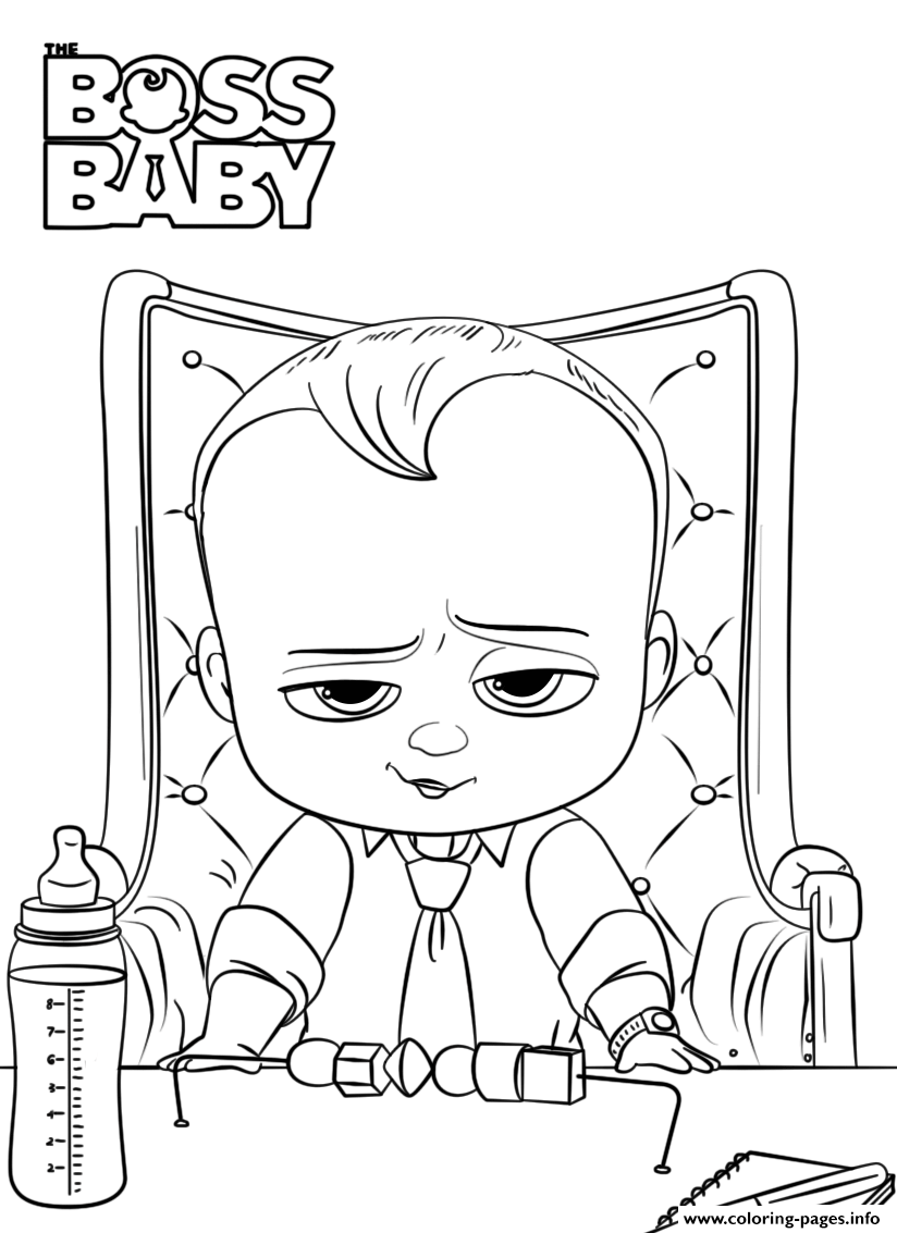 Print Boss Baby 2 Like A Boss President Coloring Pages Baby Coloring Pages Toddler Co