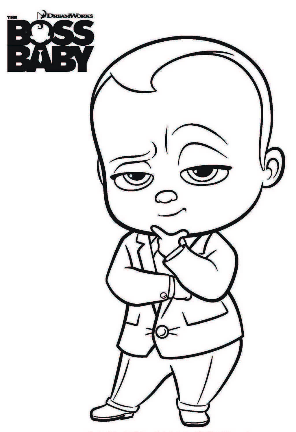 The Boss Baby Coloring Pictures Baby Coloring Pages Baby Drawing Cartoon Coloring Pag