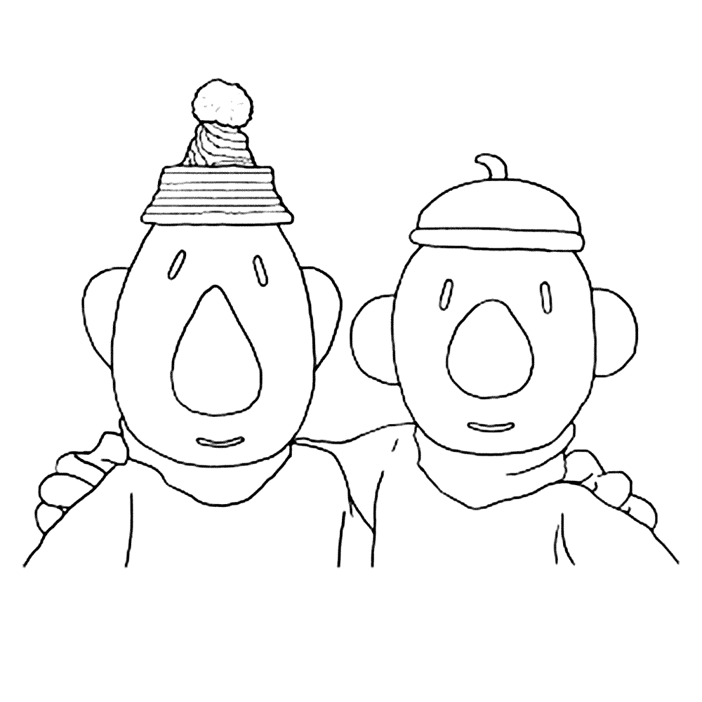 Buurman 2x Coloring Pages Colouring Pages Doodles