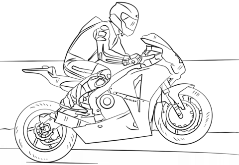 Racing Motorcycle Coloring Page From Motorcycles Category Select From 25283 Printable Crafts Of Cart Cars Coloring Pages Coloring Pages Cartoon Coloring Pages