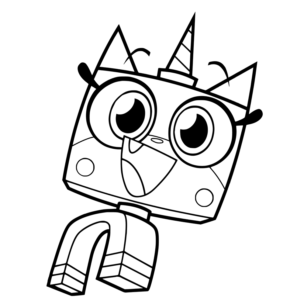 Leuk Voor Kids Kleurplaat Unikitty Unikitty Lego Coloring Pages