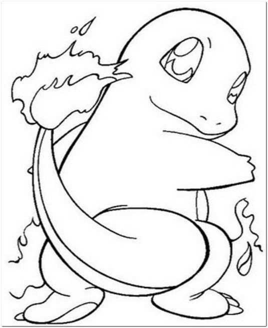 Charmander Coloring Page Pokemon Coloring Pages Pokemon Coloring Cute Coloring Pages