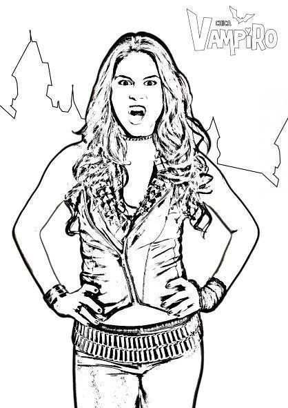 Chica Vampiro Para Colorear Coloring Pages Daisy Image Colorful Pictures