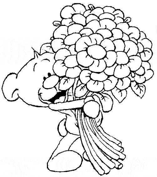 Kleurplaat Pimboli Diddl Bloemen Coloring Pages Coloring Pictures Digi Stamps