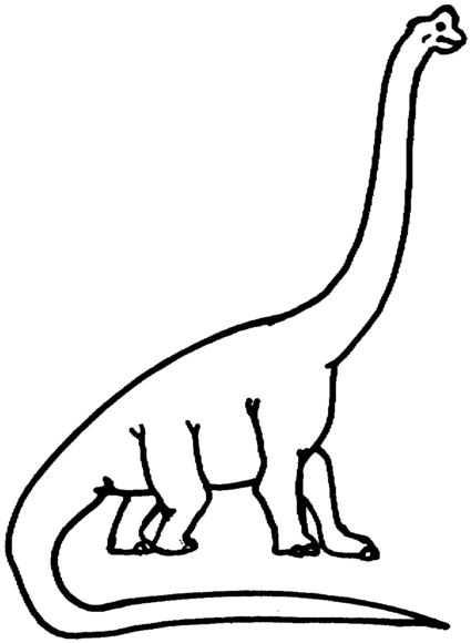 Lange Brachiosaurus Kleurplaat Gratis Kleurplaten Printen Kleurplaten Gratis Kleurpla