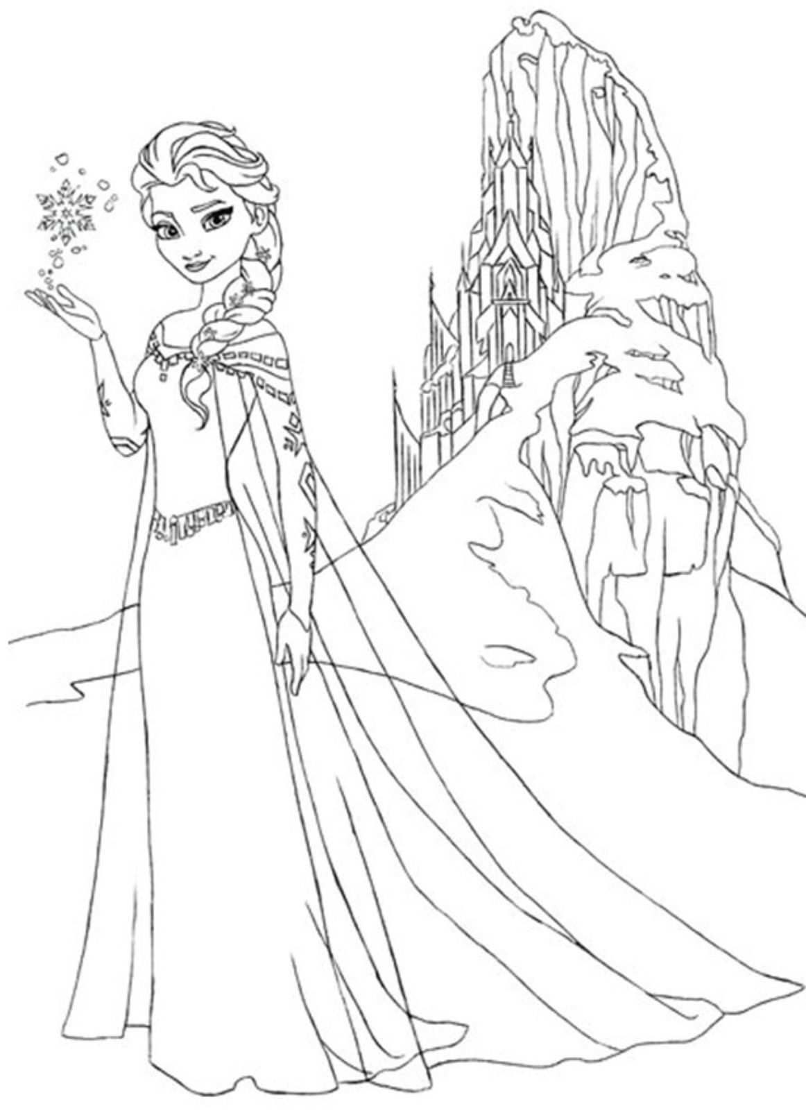 Download Frozen Coloring Page Or Print Frozen Coloring Page From Pagestocolor Net Els