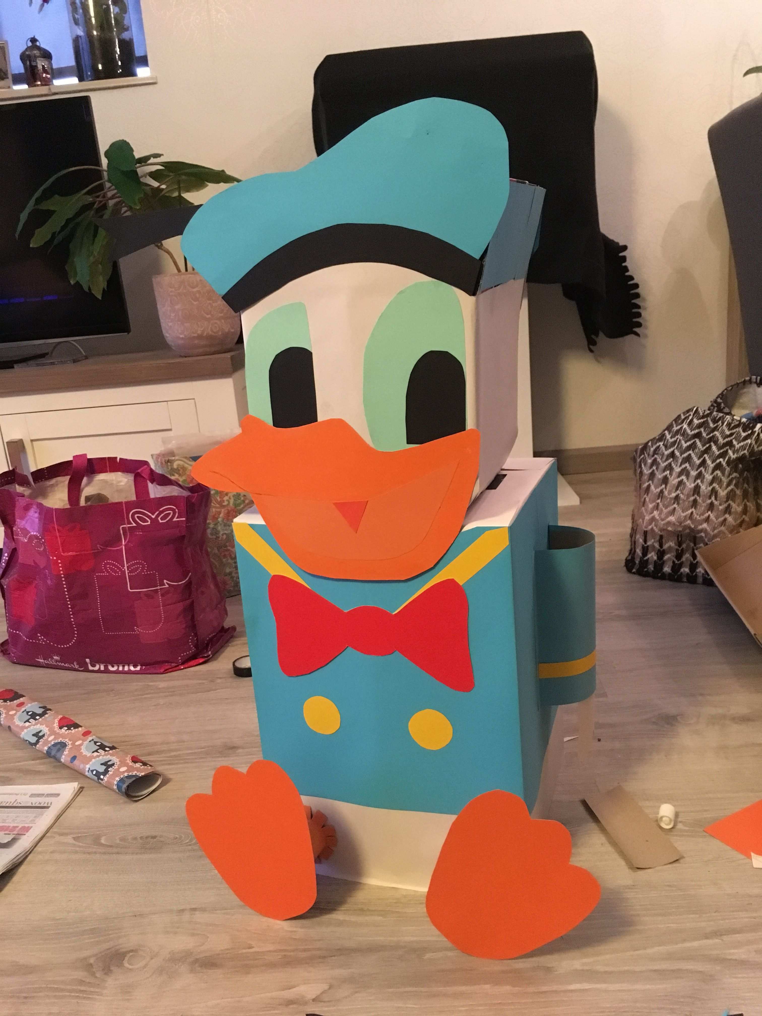 Surprise Donald Duck Disney Kerst Knutselen Sinterklaas Kado Maken Knutselen Sinterkl