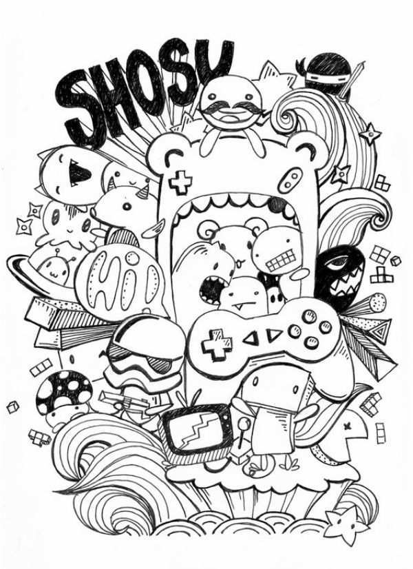 75 Creative Doodle Art Tutorials And Examples Doodle Art Drawing Graffiti Doodles Doo