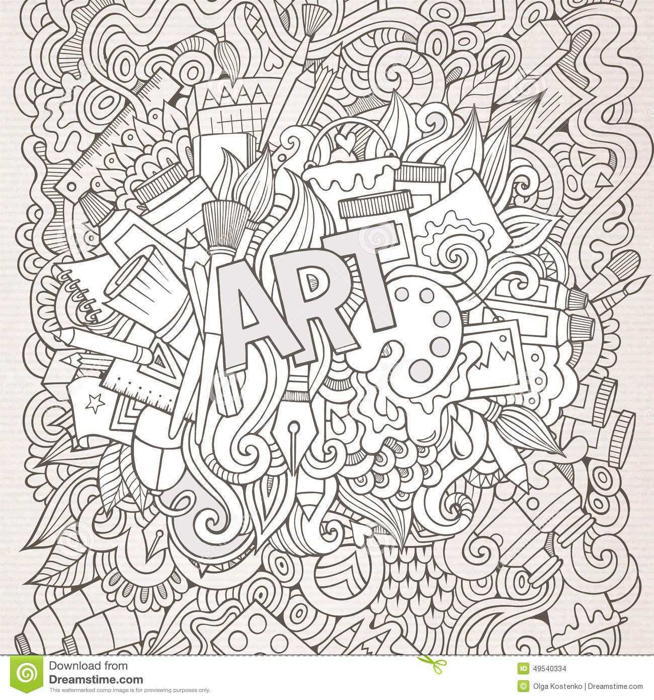 Art Doodle Mandala Kleurplaten Kleurplaten Kleuren