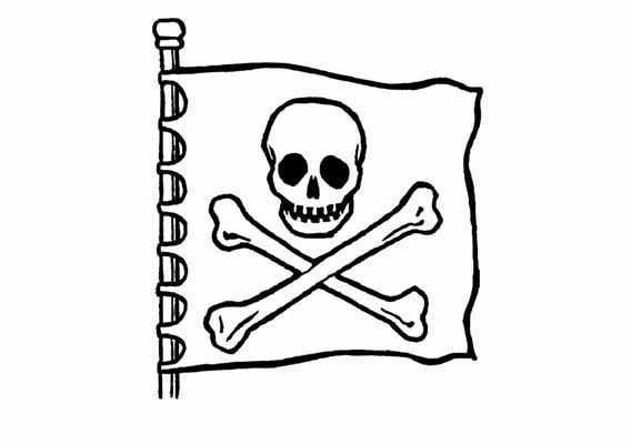 Gratis Piraten Kleurplaat Piratenvlag Mandala Kleurplaten Kleurplaten Piraten