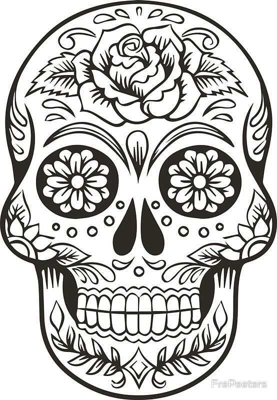 Mexican Skull By Frepeeters Tatuaggi Teschio Messicano Tatuaggi Teschio Arte Teschio