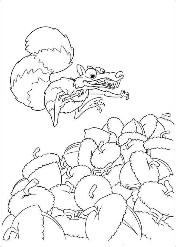 Kleurplaat Van Ice Age 4 Continental Drift Colouring Pages Coloring Pictures Coloring