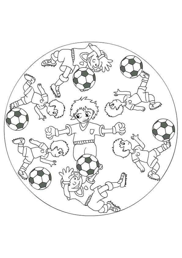 Kleurplaat Mandala Kleurplaten 5179 Kleurplaten Mandala Kleurplaten Voetbal Kinderkle