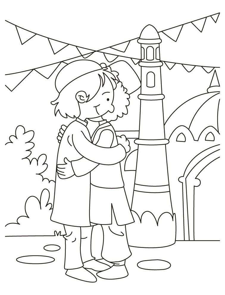 Eid Coloring Page Coloring Pages Coloring Pages For Kids Ramadan Kids