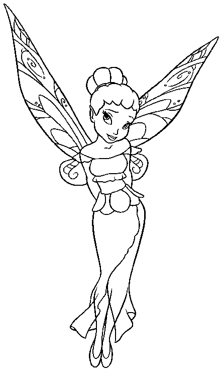 Fairy Coloring Pages Kleurplaten Kleurboek Eenvoudige Tekeningen