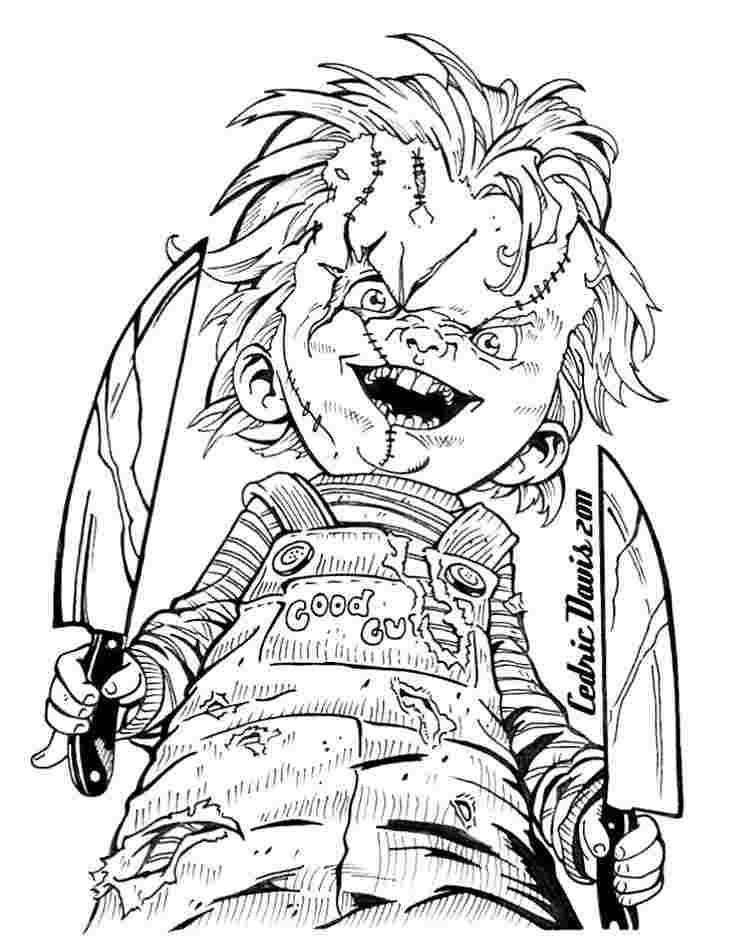 Coloring Pages Scary Scary Coloring Pages Halloween Coloring Pages Halloween Coloring