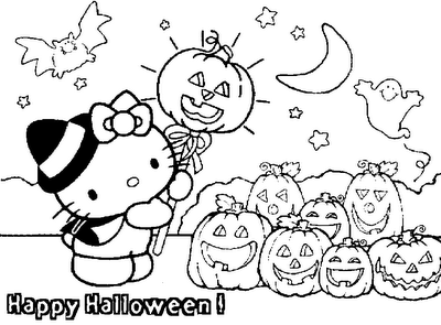 Color Page 2 Hello Kitty Coloring Hello Kitty Halloween Hello Kitty Colouring Pages