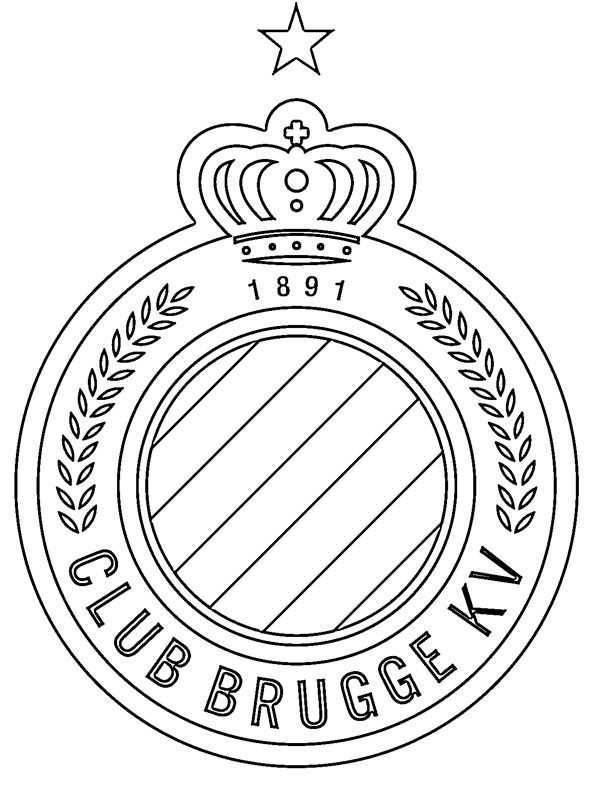 Kleurplaat Club Brugge Brugge Kleurplaten Prints