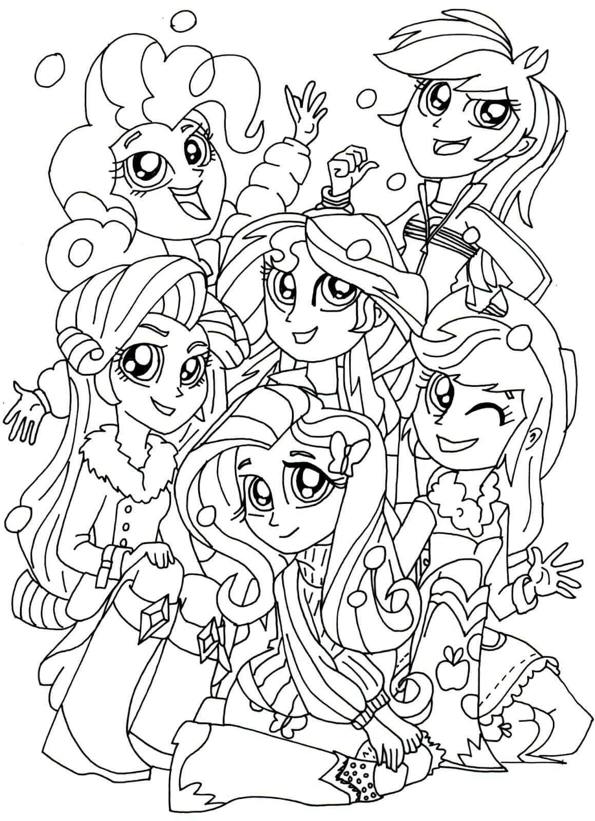 My Little Pony Equestria Girls Coloring Pages My Little Pony Coloring Coloring Pages