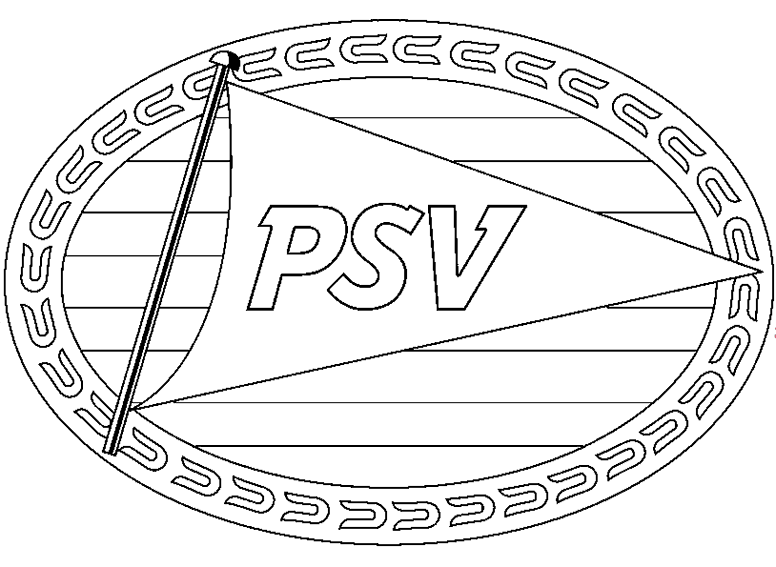 Eredivisie Logo Kleurplaten Psv Kleurplaten Logo S Sjablonen