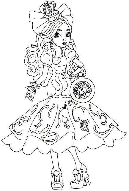 Apple White Coloring Pages Cartoon Coloring Pages Ever After High