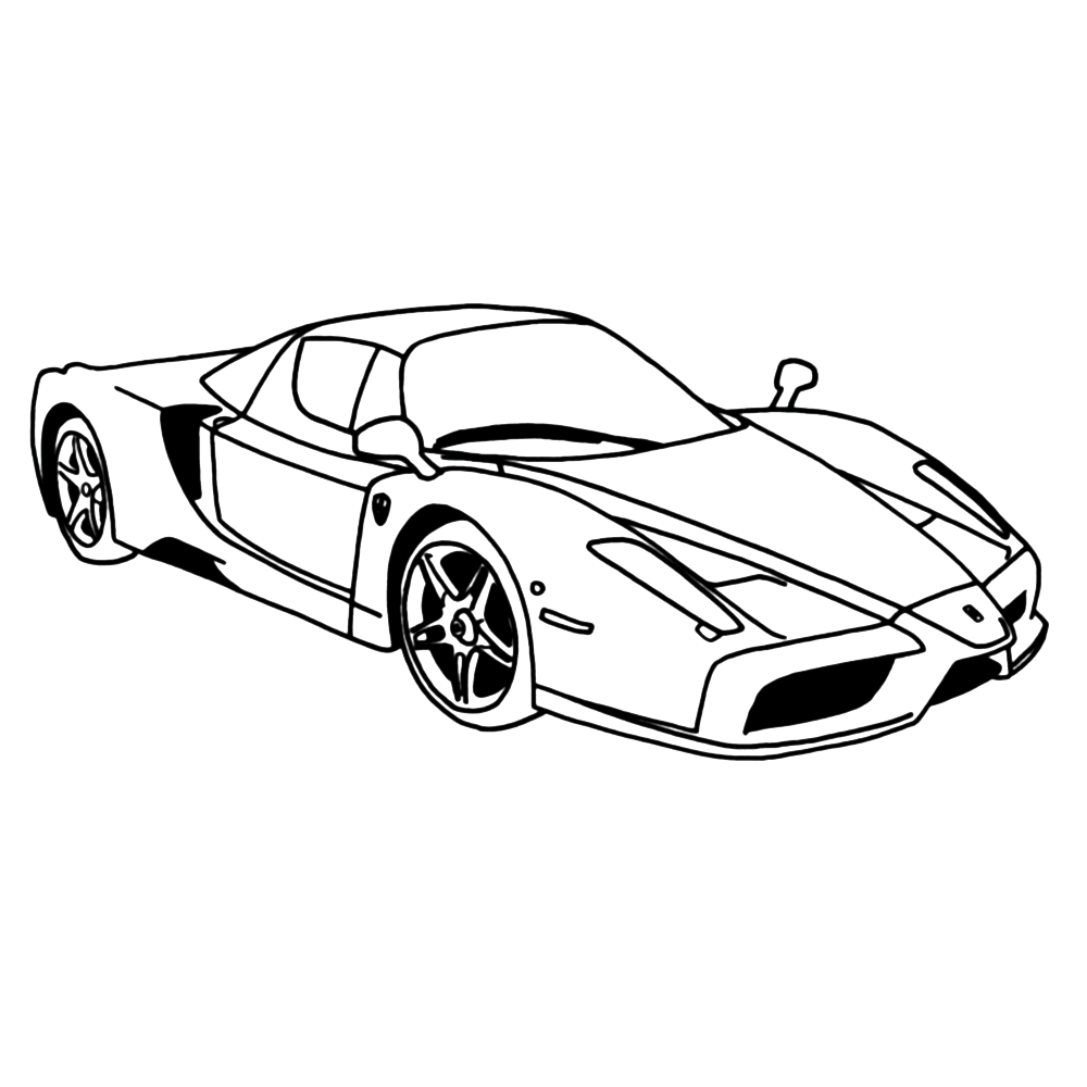 Leuk Voor Kids Auto 0011 Cars Coloring Pages Race Car Coloring Pages Truck Coloring P