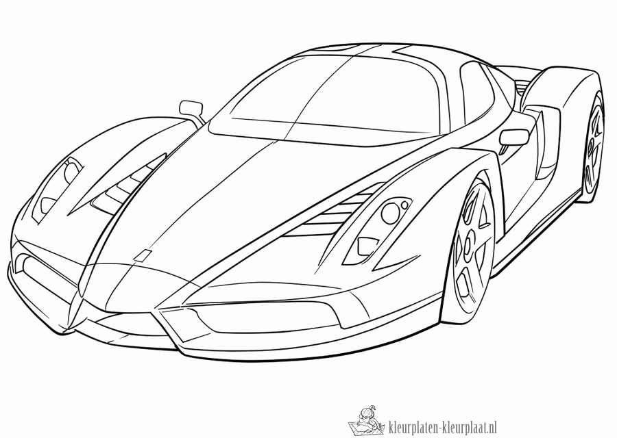 4370 Ferrari Kleurplaat Gif 900 640 Cars Coloring Pages Race Car Coloring Pages Car C