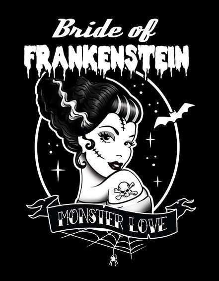Bride Of Frankenstein Frankenstein Art Bride Of Frankenstein Rose Art