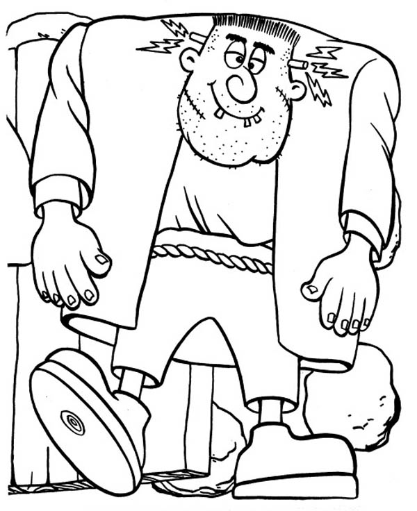 Big Frankenstein Coloring Page Download Print Online Coloring Pages For Free Color Ni