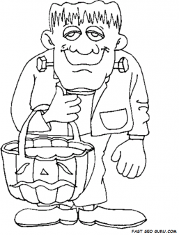 Printable Halloween Frankenstein Coloring Pages Printable Coloring Pages For Kids Hal