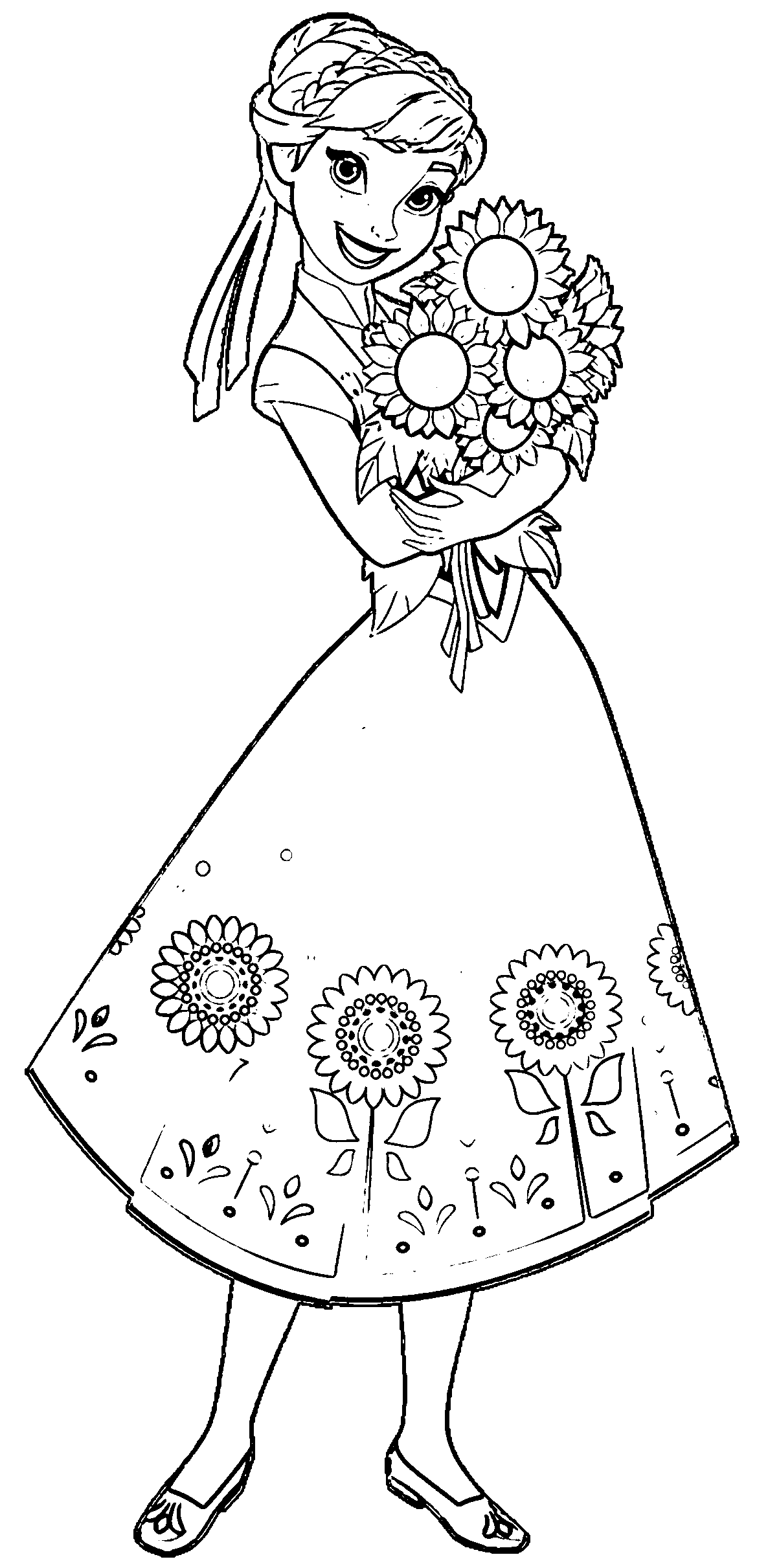 Free And Printable Coloring Page Elsa Coloring Pages Disney Princess Coloring Pages F