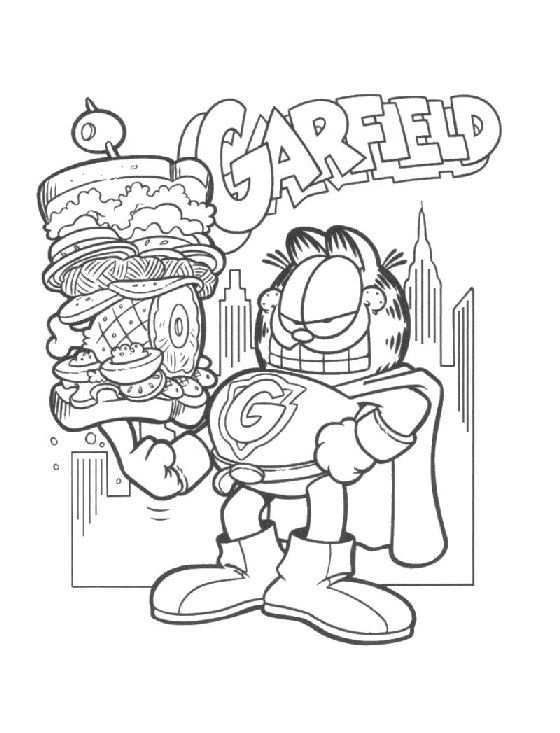 Garfield Kleurplaten 19 Kleurplaten Voor Kinderen Kleurboek Kleurplaten Voor Volwasse