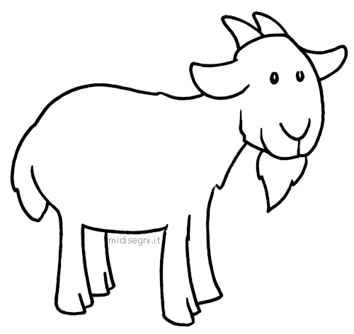 Kleurplaat Geit Farm Animal Coloring Pages Animal Coloring Pages Coloring Pages