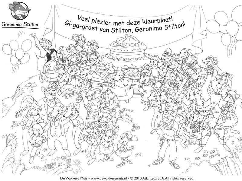 Geronimo Stilton Geronimo Kleurplaten Activiteiten